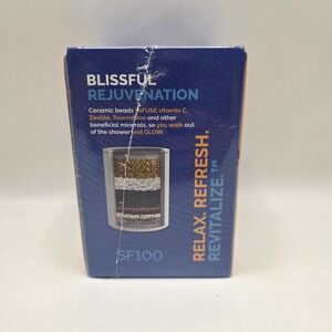 AquaBliss SF100 Shower Filter Chrome Multi-Stage Revitalizing New Water Purifier